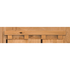 36" Knotty Alder Dental Shelf - Krosswood