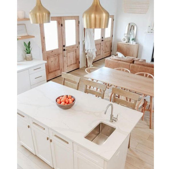 Farmhouse Knotty Alder Half Clear Glass Exterior Double Door - Krosswood