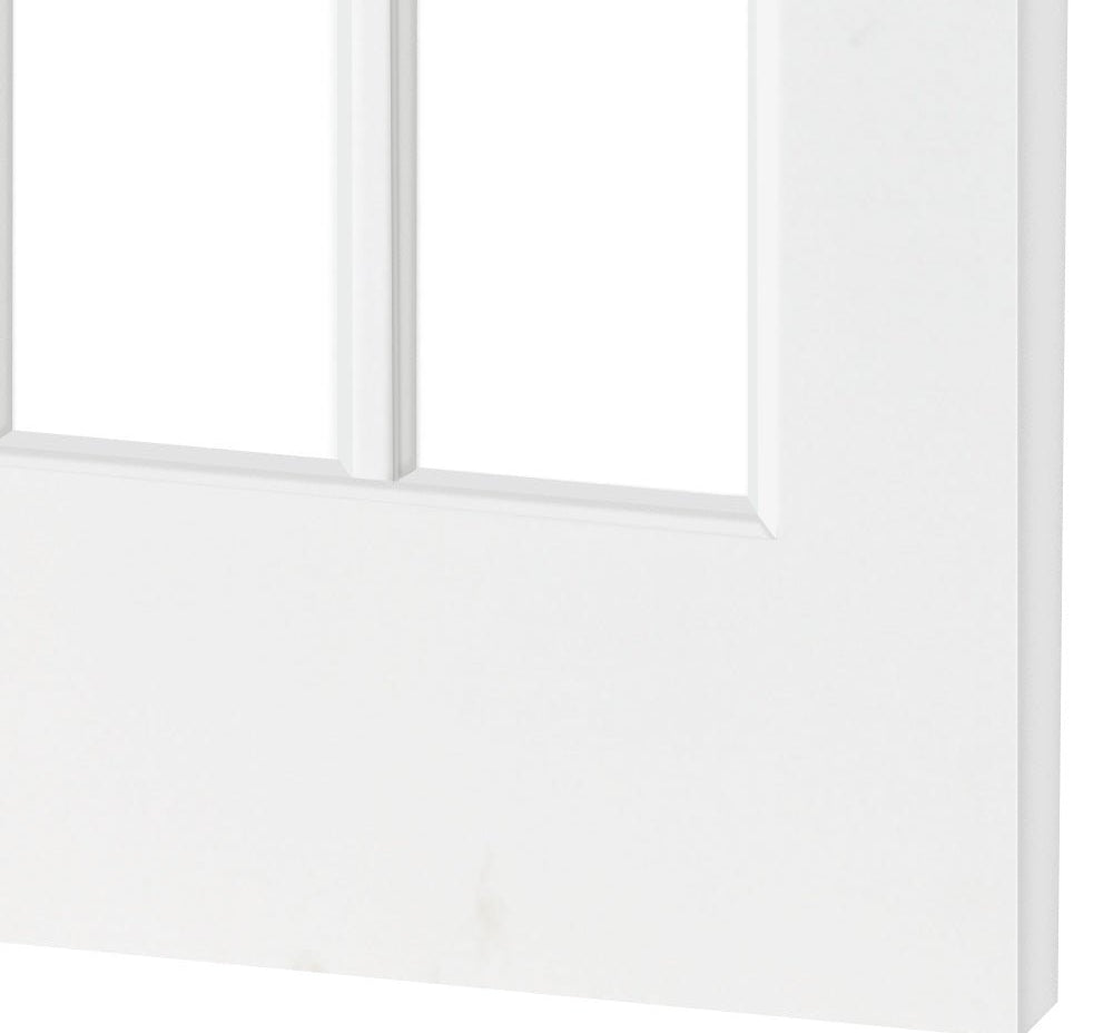 French 12 Lite Clear Glass MDF Interior Door - Krosswood