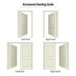 French 12 Lite Clear Glass MDF Interior Door - Krosswood