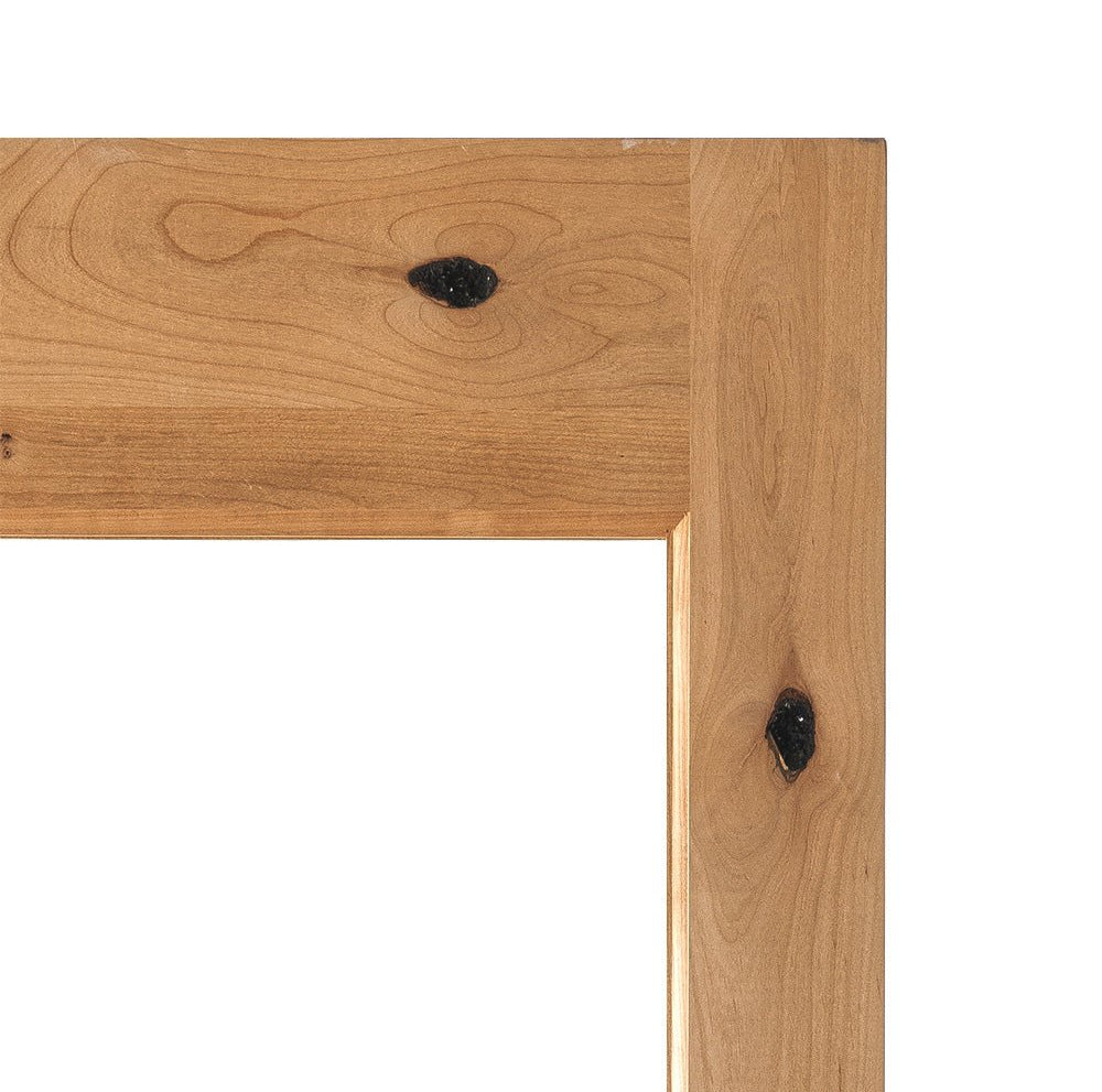 French Knotty Alder Wood 12 Lite Clear Glass Exterior Double Door - Krosswood