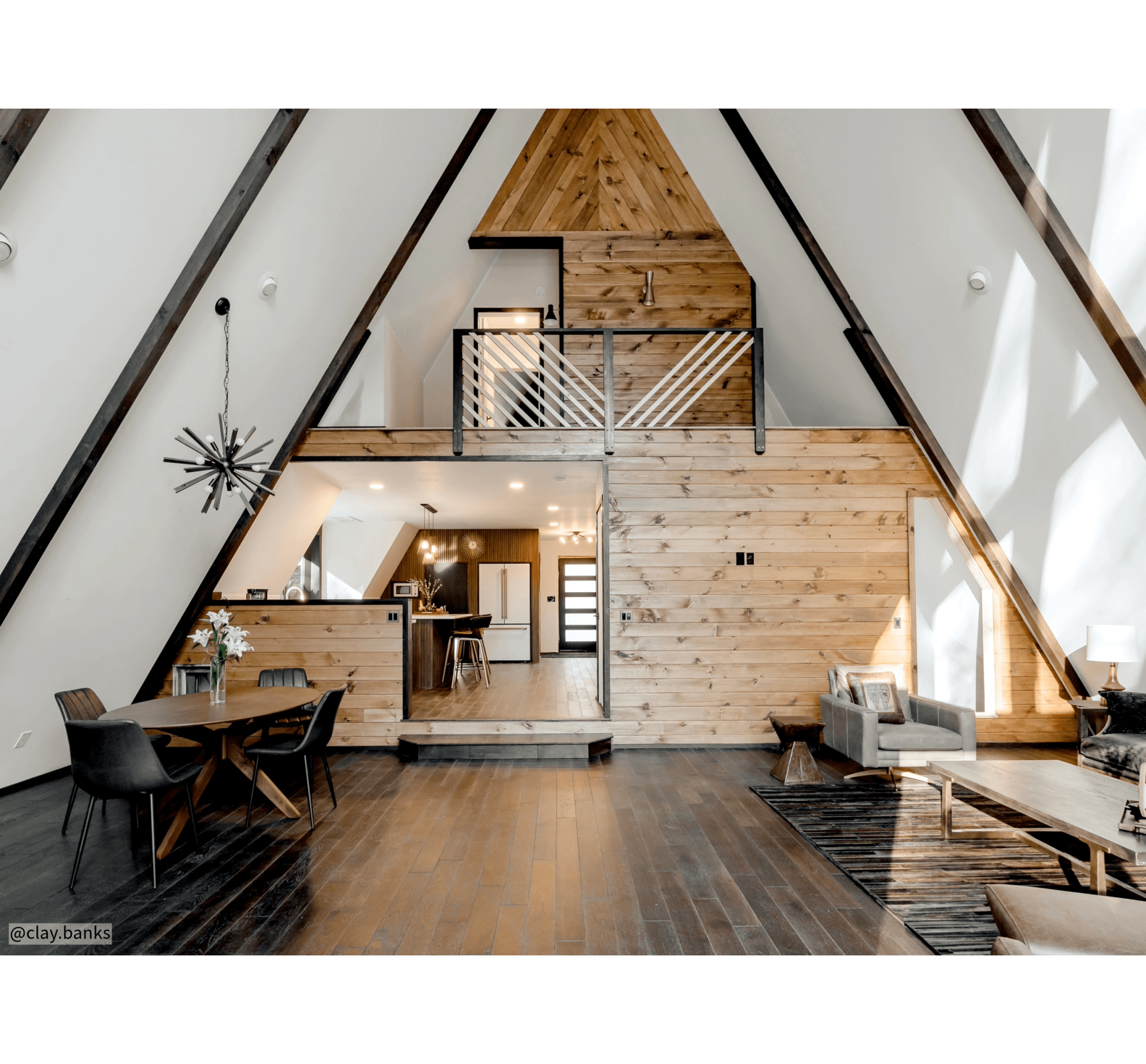 Modern Douglas Fir 5 Lite Satin Etched Glass Exterior Door - Krosswood