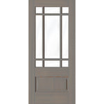 Modern Farmhouse Douglas Fir 9 Lite Glass Exterior Door - Krosswood
