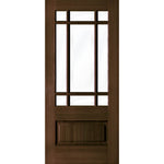 Modern Farmhouse Douglas Fir 9 Lite Glass Exterior Door - Krosswood