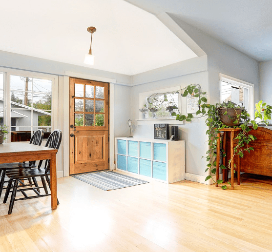 Modern Farmhouse Knotty Alder 9 Lite Exterior Dutch Door - Krosswood