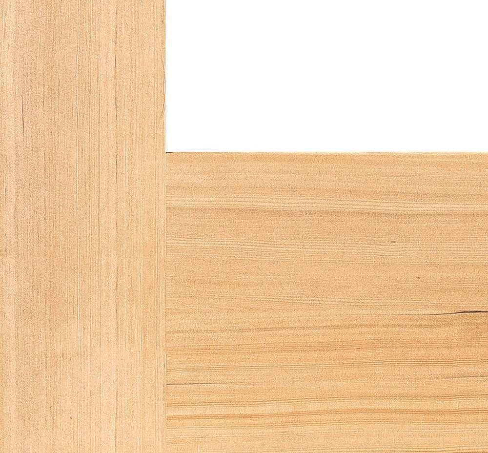 Modern Hemlock 5 Lite Clear Glass Window Exterior Door - Krosswood