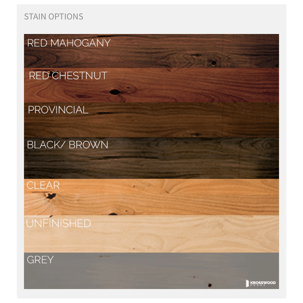 Rustic Knotty Alder Arch Top Exterior Double Door - Krosswood