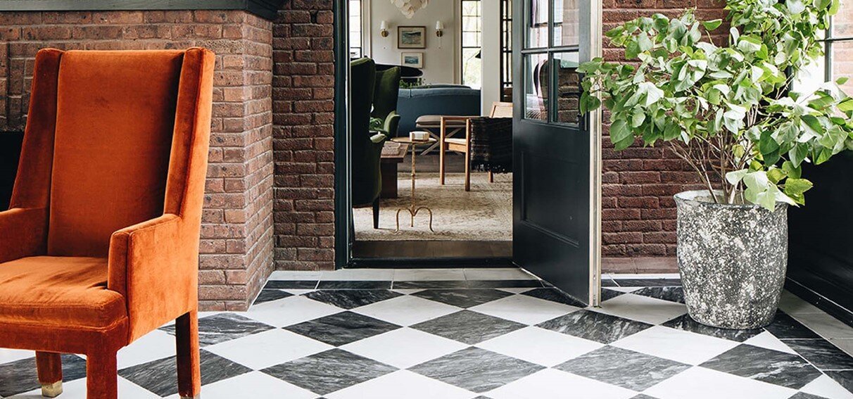 What's the Big Deal With Checkered Tile Floors? | Krosswood Doors - Krosswood