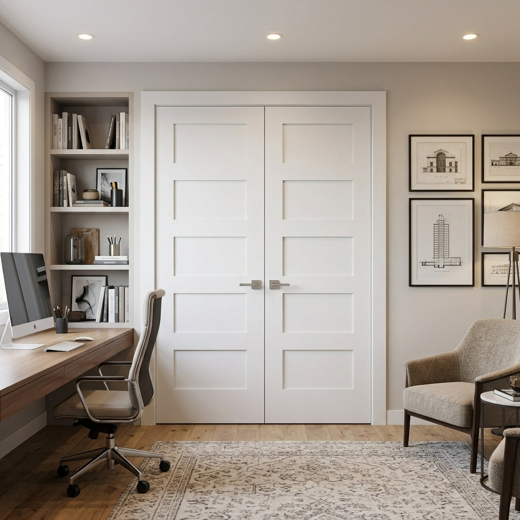新品  DOORS ミラノリブ Discover the Mid Century Exterior, Interior door - by US Door