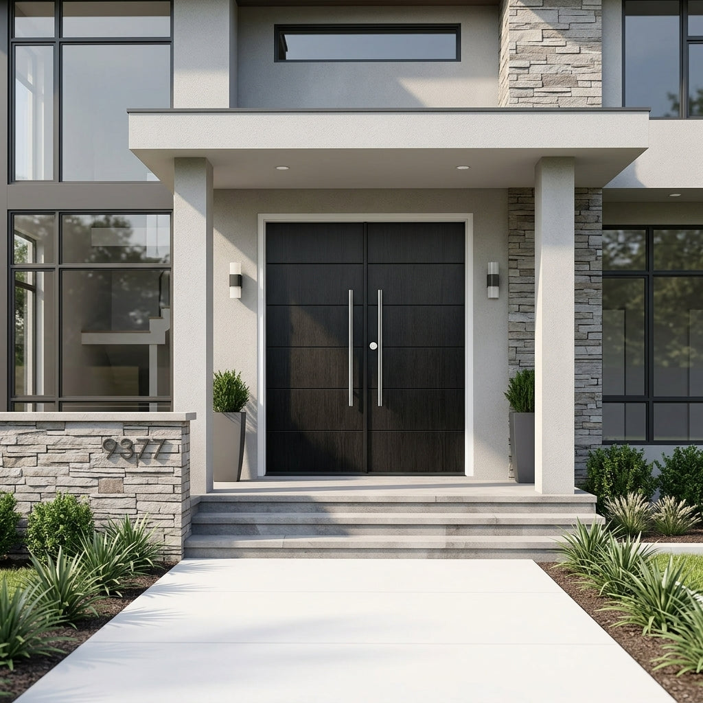 TETON Faux Pivot Fiberglass Double Door | Krosswood – Krosswood Doors