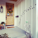 Farmhouse Knotty Alder Wood 4 Lite Glass Window Front Door