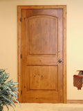 Rustic Knotty Alder Arch Top Interior Door