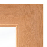ASCEND Faux Pivot Modern Glass Window Fiberglass Front Double Door