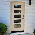 ASCEND Modern 5 Lite Window Fiberglass Front Door