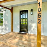 Modern Farmhouse 9 Lite Glass Hemlock Wood Front Door