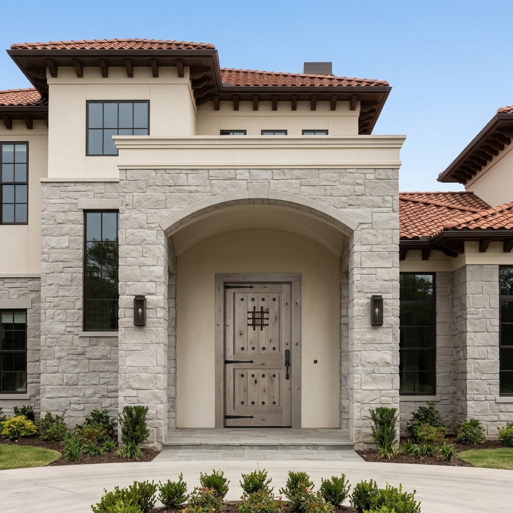 Mediterranean Knotty Alder Speakeasy Door | Krosswood Doors