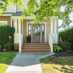 Modern Farmhouse 9 Lite Glass Hemlock Wood Front Door