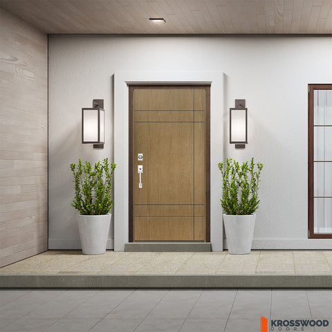 SUMMIT Modern Fiberglass Front Door