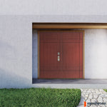 SUMMIT Contemporary Fiberglass Exterior Double Door