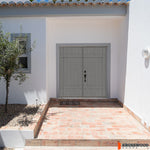 SUMMIT Contemporary Fiberglass Exterior Double Door