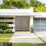 TETON Faux Pivot Modern Fiberglass Front Double Door