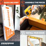 Modern Shaker Solid Core MDF Interior Door