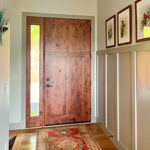 Craftsman Knotty Alder 3 Panel Exterior Door