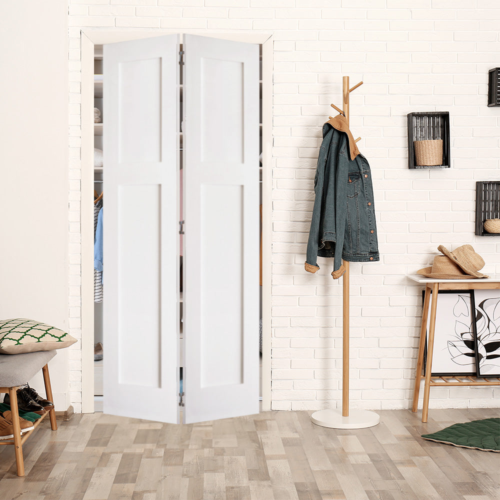 Craftsman Bi-Fold Solid Core MDF Interior Closet Door | Krosswood ...