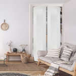 Shaker Solid Core MDF Bifold Closet Door with Hardware