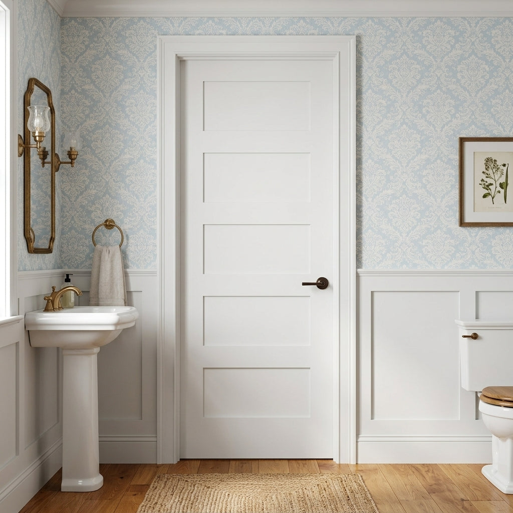 Shaker 5 Panel Solid Core MDF Interior Door – Krosswood Doors