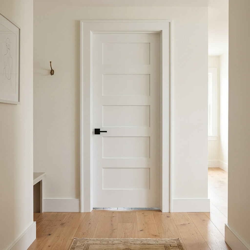 Shaker 5 Panel Solid Core MDF Interior Door – Krosswood Doors