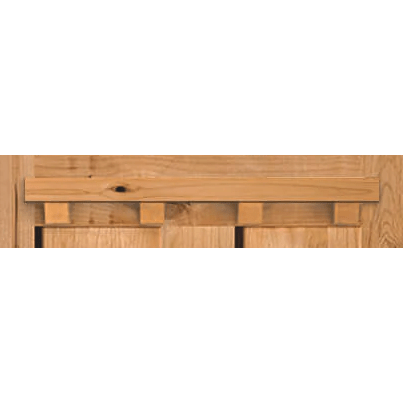 36" Knotty Alder Dental Shelf - Krosswood
