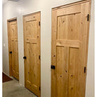 Craftsman Knotty Alder 3 Panel Interior Door - Krosswood