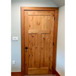 Craftsman Knotty Alder 3 Panel Interior Door - Krosswood