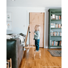 Craftsman Knotty Alder 3 Panel Interior Door - Krosswood