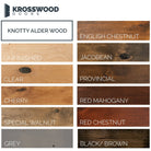 Craftsman Knotty Alder 6 Lite Glass Exterior Door with Dentil Shelf - Krosswood