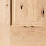 Farmhouse Knotty Alder V-Groove Bi-Fold Interior Double Door - Krosswood