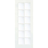 French 12 Lite Clear Glass MDF Interior Door - Krosswood