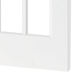 French 12 Lite Clear Glass MDF Interior Door - Krosswood