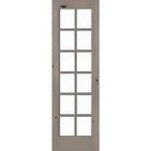 French Knotty Alder 12 Lite Clear Glass Interior Door - Krosswood