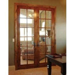 French Knotty Alder 12 Lite Clear Glass Interior Door - Krosswood