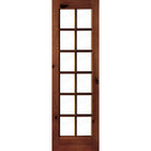 French Knotty Alder 12 Lite Clear Glass Interior Door - Krosswood