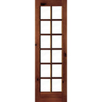 French Knotty Alder 12 Lite Clear Glass Interior Door - Krosswood