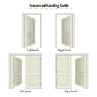 Modern Douglas Fir 6 Lite Clear Glass Exterior Door - Krosswood