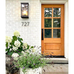 Modern Douglas Fir 6 Lite Clear Glass Exterior Door - Krosswood