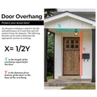 Modern Farmhouse Knotty Alder 3/4 Lite Clear Glass Exterior Door - Krosswood