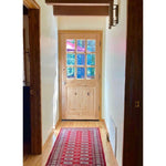 Modern Farmhouse Knotty Alder 9 Lite Clear Glass Exterior Door - Krosswood