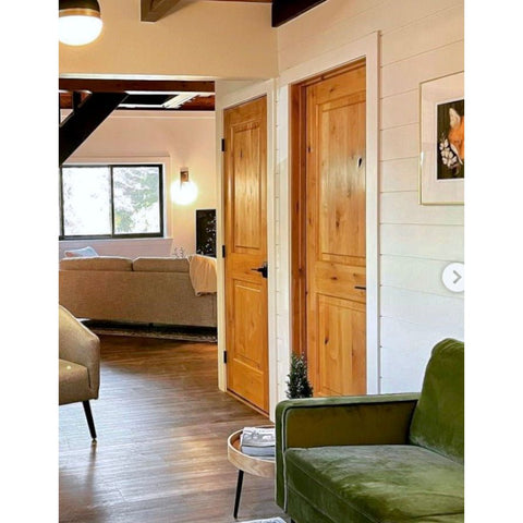 Exterior and Interior Knotty Alder Wood Doors with Glass | Krosswood ...