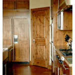 Rustic Knotty Alder Arch Top Interior Door - Krosswood