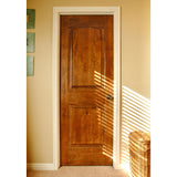 Rustic Knotty Alder Arch Top Interior Door - Krosswood